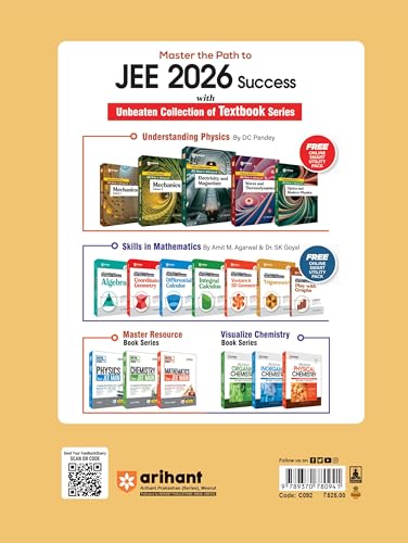 Image of Arihant 16 Years Manipal Entrance Exam Solved Papers (2025-2010) | Physics, Chemistry, Mathematics & English | MAHE Undergraduate Engineering Entrance Book with Explanatory Solutions | English Medium