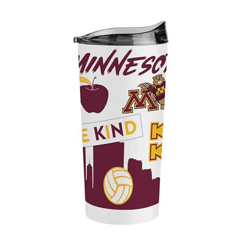 Image of Logo Brands NCAA Native Icons 20 oz Stainless Steel Tumbler - Double Wall Vacuum Insulated
