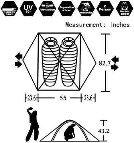 Campismo, Outdoors casa campaña ozark trail 4 personas Marca HILLMAN (2)