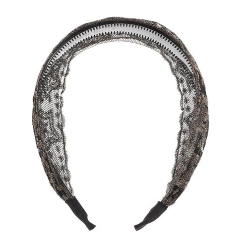SHERCHPRY diadema de mujer anudado diadema ancha de encaje con banda para la cabeza para las mujeres decoración de diadema ancha banda de cabello delicada delicados aros para el cabello tela