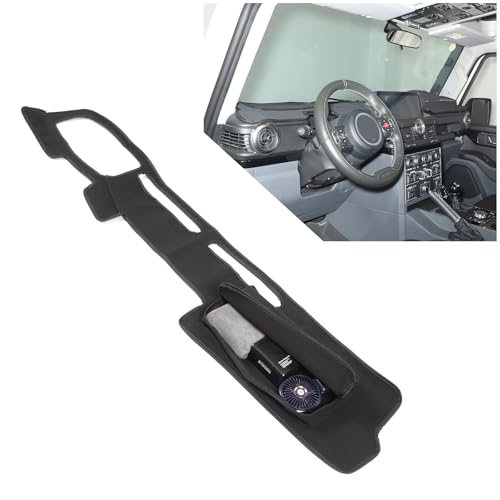 Tumukiw Dashboard Cover Mat Compatible with INEOS Grenadier 2020-2024 2025+ Center Console Dashboard Nonslip Dash Mat Protector Interior Accessories