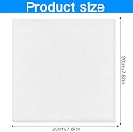 10 Packs Canvas for Painting, Blank Canvas Panels Board, Cotton Painting Panels for Acrylic, Oil Painting, Professional Artist(20x20cm)