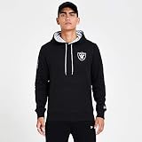 New Era - NFL Las Vegas Raiders Chest Print Team Logo Hoodie - Schwarz Farbe Schwarz, Größe XXL