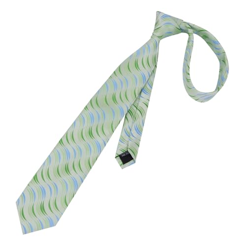 Image of Alizeal Mens 3.15'' Gradient Novelty Pattern Tie Set with Pocket Square Casual Color Tie Set