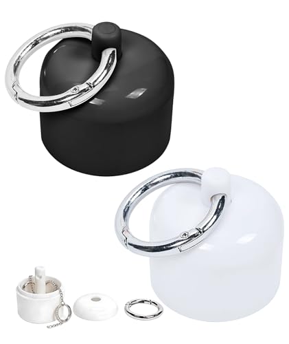 Image of NHCDFA 2 PCS Mini Jewellery Box and Ring Box Set, Compact Portable Jewelry Organizer for Travel and Daily Storage, White and Black Jewelry Boxes for Delicate Accessories