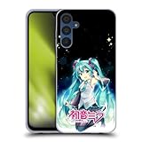Head Case Designs Officially Licensed Hatsune Miku Night Sky Graphics Gel Case [Military Grade Protection] Compatible with Samsung Galaxy A15 and Compatible with MagSafe