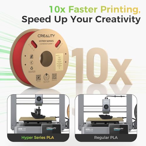 Image of Creality Hyper PLA Filament Bundle 4KG, Up to 600mm /s High Speed 3D Printer Filament PLA, No-Tangling Stronger Toughness Fit Most 3D Printers