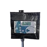 Cubierta de temporizador de riego de manguera con ventana frontal transparente diseñada para protección de grifo de manguera al aire libre y fácil monitoreo de los ajustes del temporizador