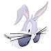 Sun-Staches Looney Tunes Offiical Bugs Bunny Sunglasses,Costume Accessory, UV 400, One Size Fits Most