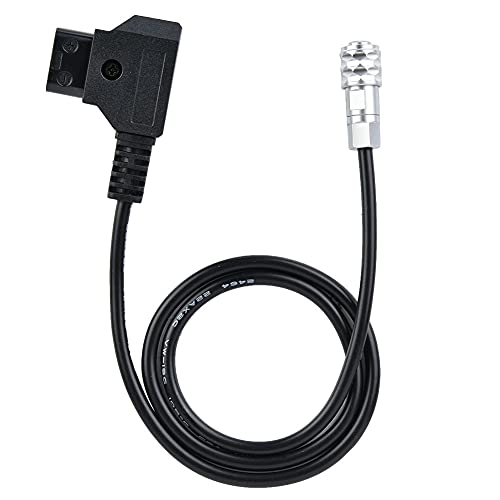Cable de alimentación D-Tap a BMPCC 4K de 0,5 m con pines chapados en oro para cámara de cine