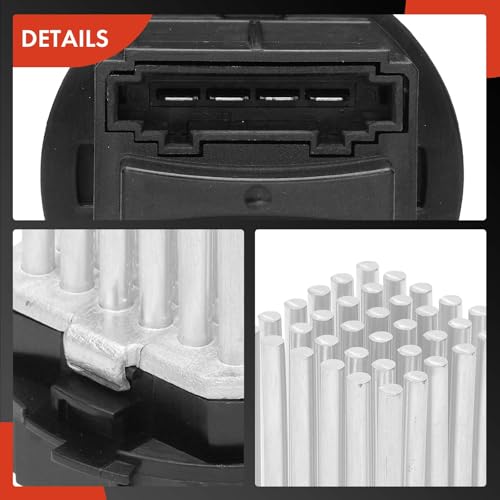 Image of A-Premium Rear HVAC Blower Motor Resistor Compatible with BMW Models | for X5 2007-2018, X6 2008-2019 - Replace# 64116949645