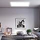 BRILONER - LED Deckenlampe mit indirektem Licht, 58cm, 22W, 3.000lm, flach, neutralweiße Lichtfarbe, Lampe, Deckenleuchte, Wohnzimmerlampe, LED Panel, Küchenlampe, Wohnzimmerleuchte, 58x20x3 cm, Weiß
