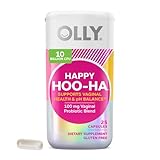 OLLY Happy Hoo-Ha Capsules, Probiotic for Women, Vaginal Health and pH Balance, 10 Billion CFU, Gluten Free - 25 Count (Packaging May Vary)