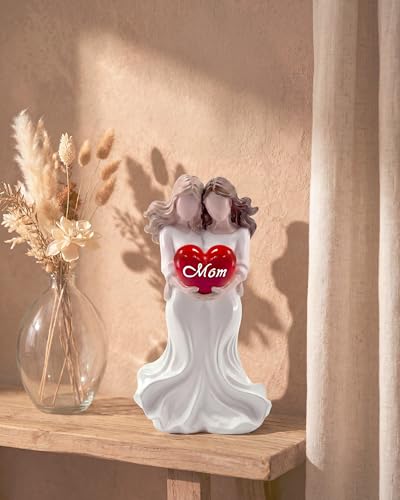 Figura Decorativa Madre e Hija Resina Pintada miniatura 2