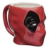 Zak Designs MUNC-1599 Marvel Comics 14 oz. Ceramic Coffee Cup, Deadpool