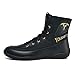 UKUBAG Mens Boxing Footwear Casual Breathable Wrestling Trainers Ligthweight Bodybuilding Athletic Fitness Sport Shoes Fashion Boxing Sneakers,Black,8