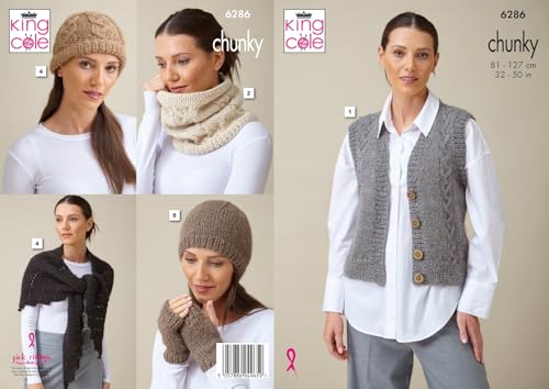 King Cole Knitting Pattern, 81cm – 127cm 32”...