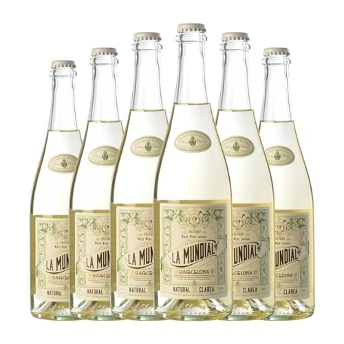 La Mundial Clarea Frizzante 75 cl Espumoso blanco (Caja de 6 Botellas de 75 cl)