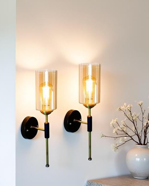 Lyse Decor Wall Lights for Bedroom, Wall Lamps, Bedside Wall Lights, Living Room Wall Lights, Restaurants Lights, Hall, Gallery and Modern Wall Lights (with Bulb)-image-43