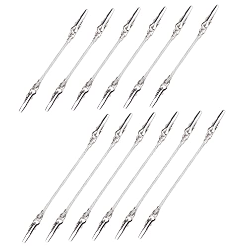 Toyvian 付箋フォルダ 写真ワニ口クリップ 12個 耐摩耗性強化 メモ用 フォトホルダー 家庭用オ 向け