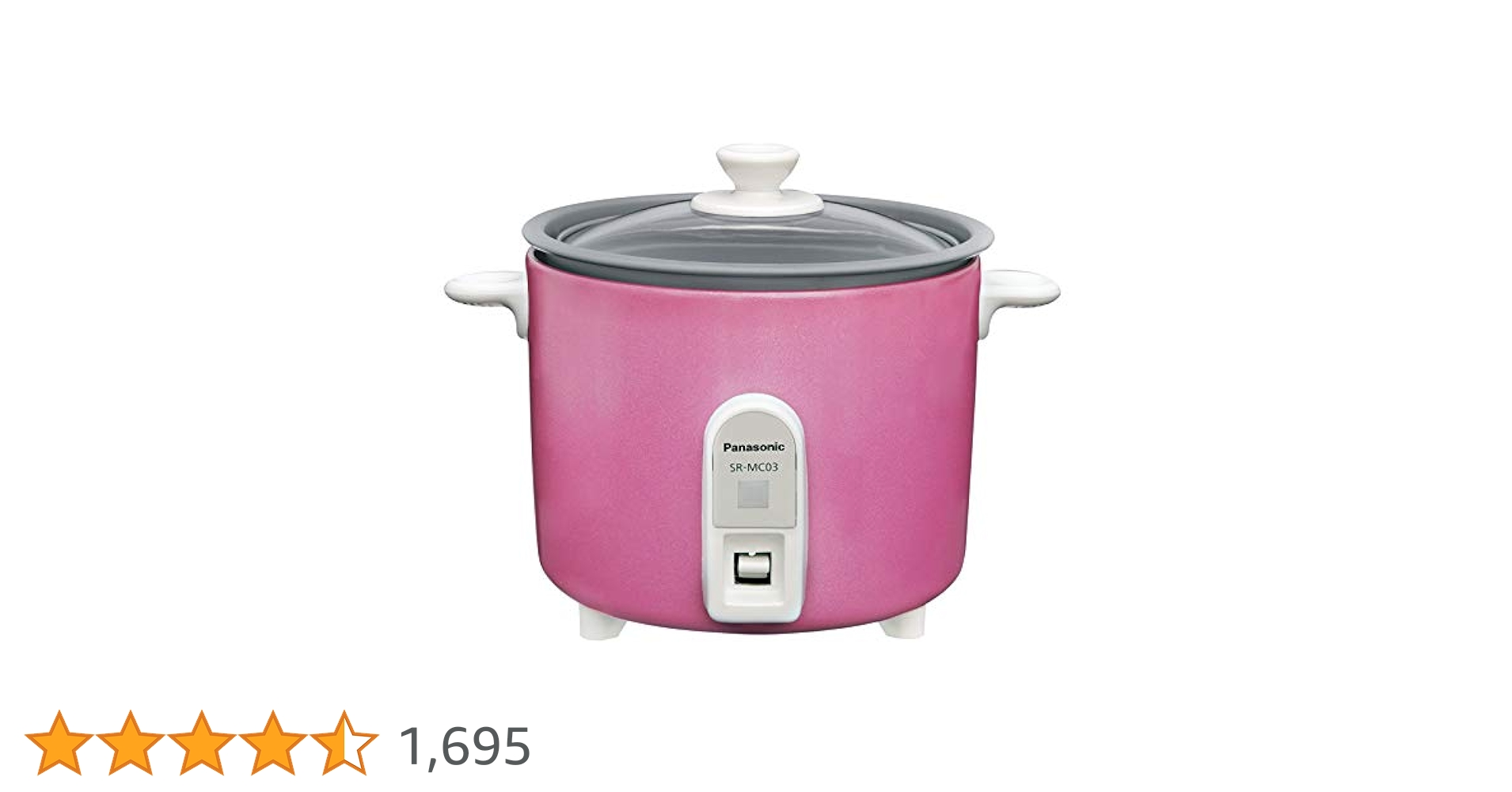 新品 パナソニック ミニクッカー 炊飯器1.5合 ピンク Amazon | パナソニック 炊飯器 1.5合 1人用炊飯器 自動調理鍋