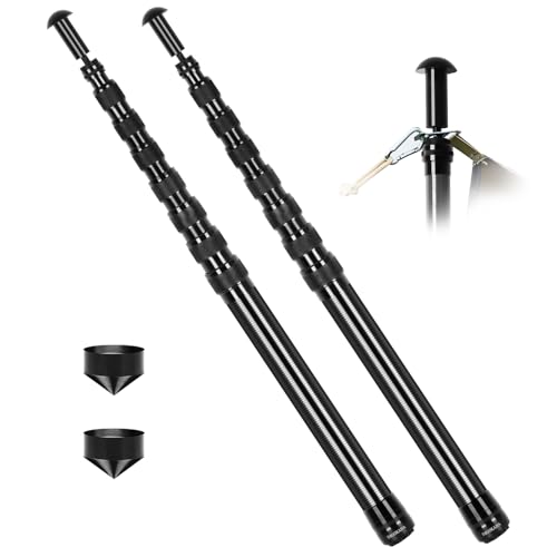 カーボンポール 最大直径28MM 長さ49-220CM調節可能 わずか292g 新品 3Kカーボンポール 最大直径28MM 長さ49-220CM調節可能 わずか292g