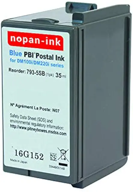 Cartouche pour Machine à Affranchir Pitney Bowes DM100i à P700 - 793-5SB