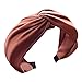 Produktbild SEWORLD Damen Stirnbänder Haarband Yoga Headband Hairband Damen Stoff Haarreif mit Schleife Vintage Wunderschön Stirnband,Haarschmuck Haarreif Schleife Wunderschön Stirnband(Rot)