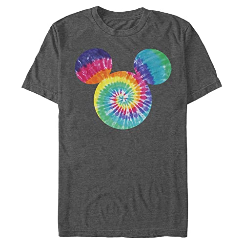T-shirt Mickey Mouse arc-en-ciel homme Disney Mickey & Friends noir