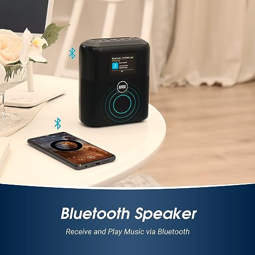 August MB330 Portable DAB & DAB+ Radio with FM, Rechargeable Digital Radio with Bluetooth, 60 Station Presets, RDS - Image 3