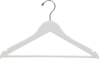 The Great American Hanger Company White Wooden Suit Clothes Hanger