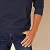 Amazon Essentials Men's Pullover Sweatshirt Hoodie, Big & Tall Options Available, Dark Navy, XL #4