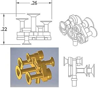 Cal Scale HO Scale 1/87Nathan Air Horn - M5R4