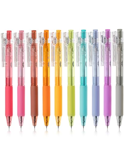 Mr. Pen Bolígrafo Retráctil Gel 10 Pack Punta 0.5 mm