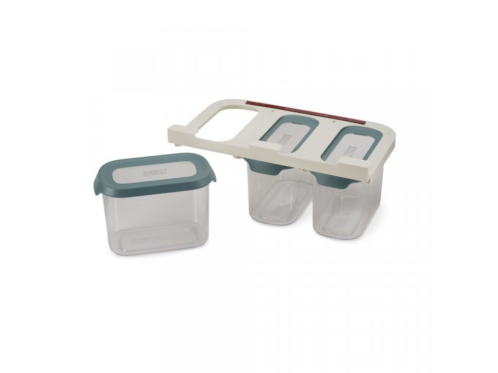 Joseph Joseph CupboardStore 3-teiliges Aufbewahrungsset für den Platz unter dem Regal (3 x 1,3L) - Blau