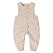 Produktbild Haokaini, Babystrampler / Overall, unisex, gestrickt, ärmellos, für Neugeborene / Babys / Kleinkinder Gr. 68, Flaches Kamel