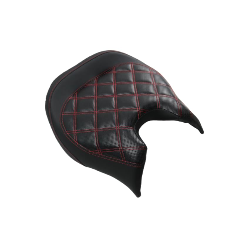 Siège de moto en cuir noir rhomboïde confortable pour Can-Am Ryker 600 900 Sport Rally Edition Sport 19-24
