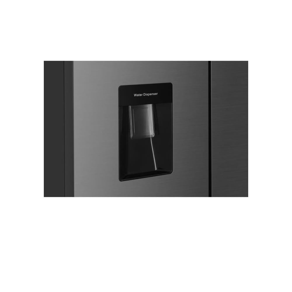 Frigorifero 4 ante con erogatore d'acqua – 464L – Total No Frost – 79 cm x 180 cm – Acciaio inossidabile – Classe D