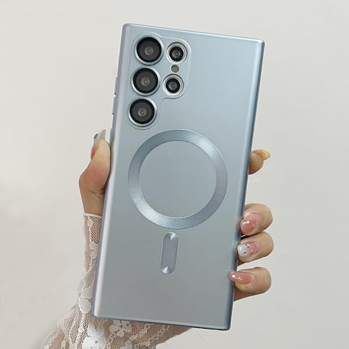 Étui de chargement sans fil Samsung S21 Plus bleu sierra antichoc
