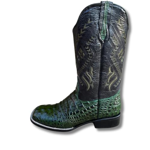 Image of Men's Alex Western Cowboy Boots Square Toe Pull On