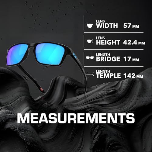 Image of Oakley SYLAS OO9448 Rectangle Shape Sunglasses With Official Eyewear Kit | Men's Sunglasses