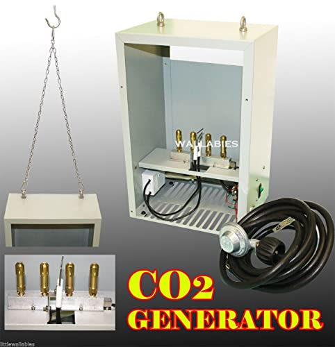 Auto Pilot Hydroponic Greenhouse Room CO2 4 Burner