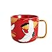Nowatorskie kubki do kawy Kubek kawy chiński styl serii kubek ceramiczny kubek kawy, duży kubek do herbaty do biura i domu kubek kawy Odpowiedni mikrofalowy czerwony niebieski kubek Kubek kawy