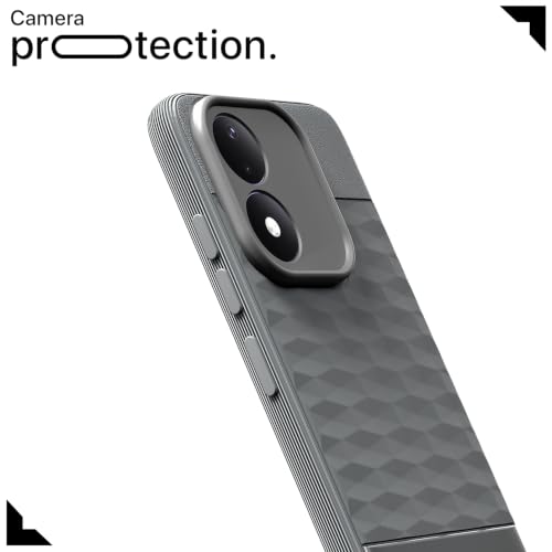 Image of Outlouders Back Cover for Redmi Note 17 5G | Full Camera Protection | TPU Soft Flexible Shockproof Bumper Case (Grey)