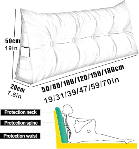 Support de positionnement lit 80x20x50cm contre mal de dos - 4