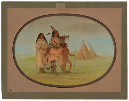 Impression d'art George Catlin Haute Définition Toile Canvas Premium 60x90cm