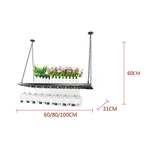 Supports de rangement suspendus de qualité supérieure en fer noir - 5