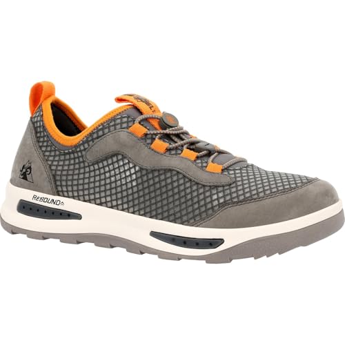 Rocky Mens Nowake Slip Resistant Soft Toe Work/Duty - Grey