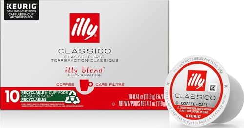 Image of Illy Classico Roast Coffee Pods - Caramel, Orange Blossom & Jasmine Flavors - 10 Count
