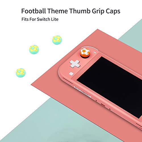 Leyusmart Basketball Theme Thumb Grip Caps For Nintendo Switch/Oled/Lite, Sport Skin For Nba Live 2K22 2K21 Switch Game, Joycon Cover Skin, 4Pcs #TOP4